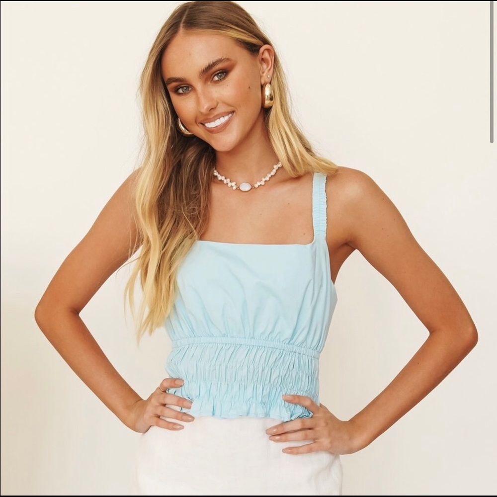 BRAND NEW Verge Girl Sky Blue Top